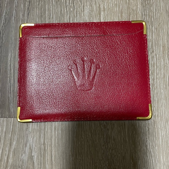 Vintage Rolex card holder with paper of Rolex - Picture 3 of 3